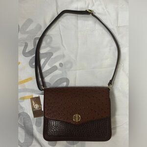 Giani Bernini Elegant Brown Shoulder Bag